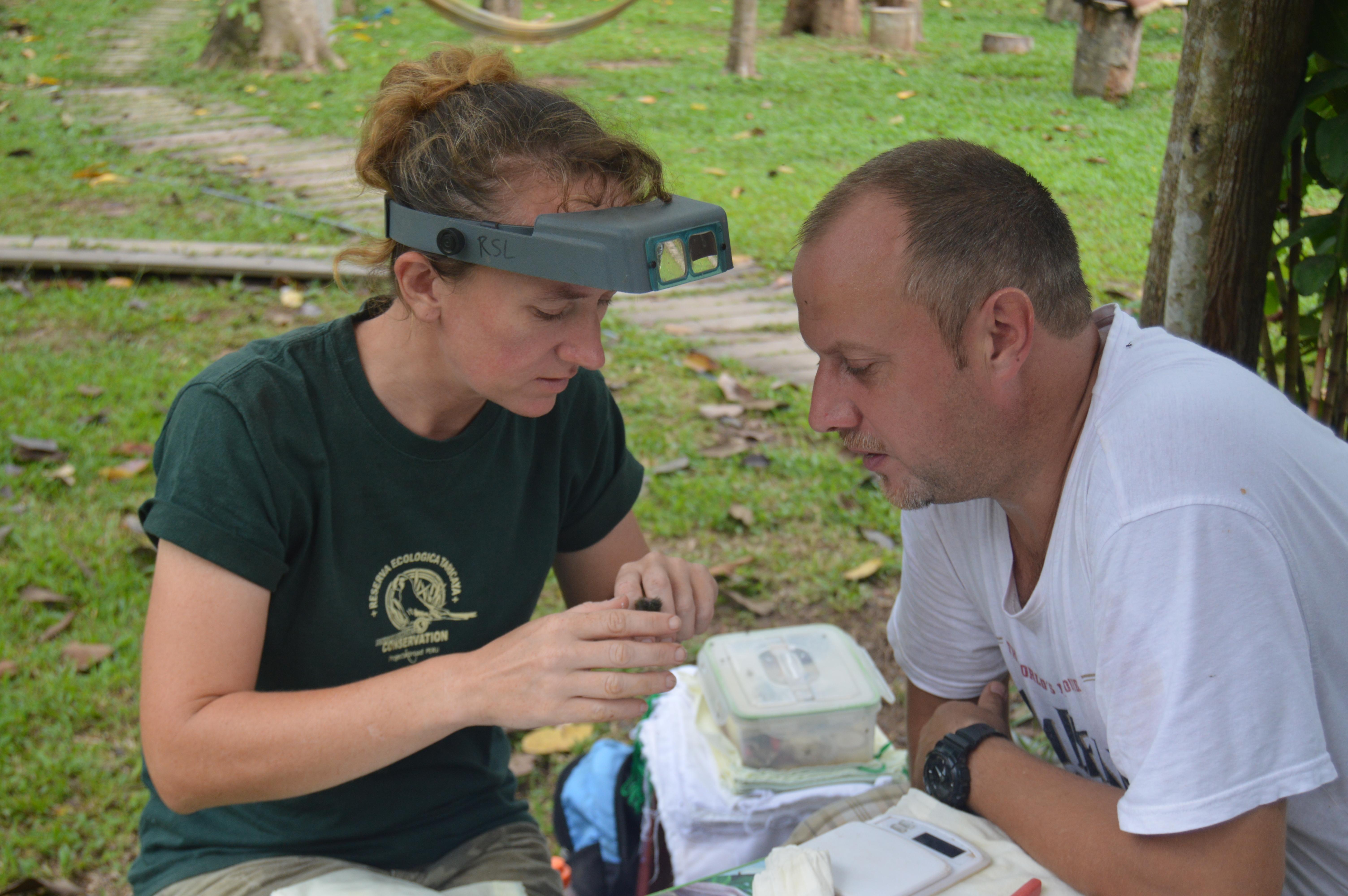 A volunteer gains new language skills during his volunteer program in Spanish.  Alt Description:  On a Spanish course abroad, our volunteer improves his skills while talking with his coordinator.