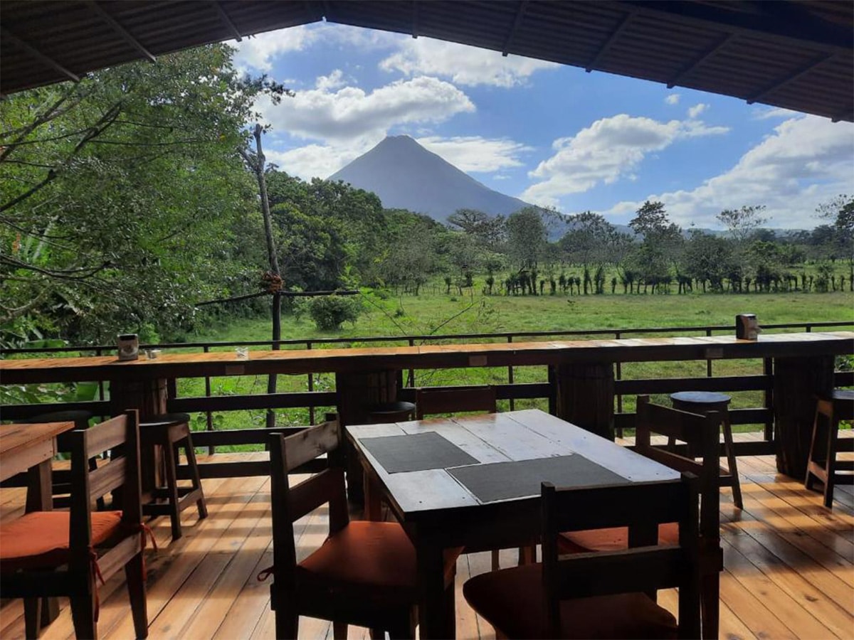 Stunning views from the dining area