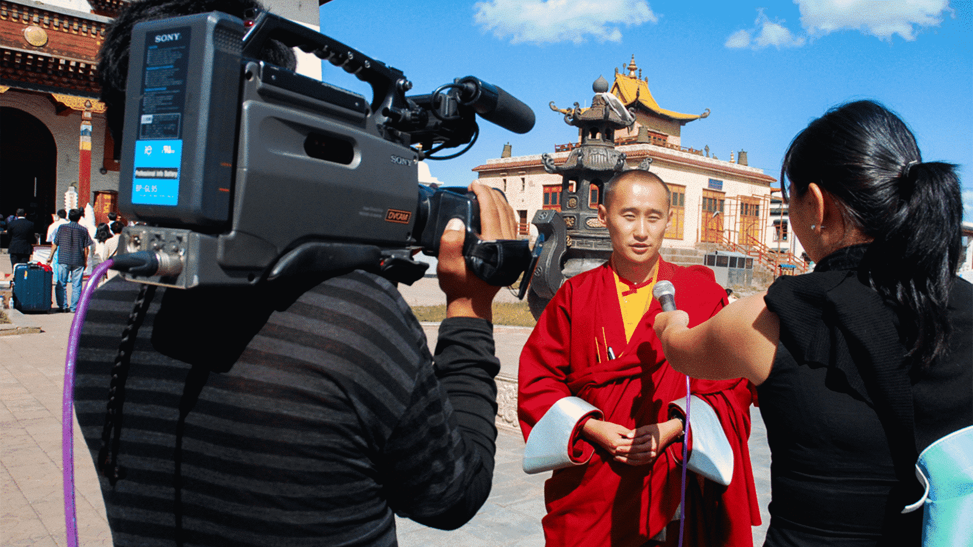 Mongolia Monk Interview Journalism