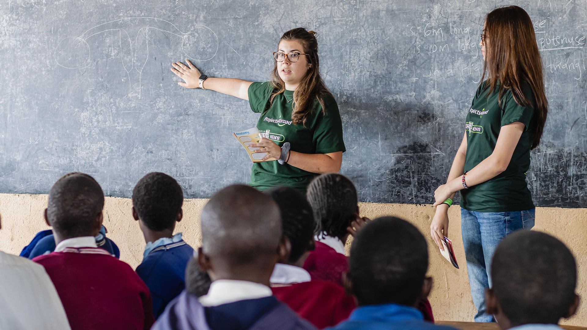 Teaching Children in Kenya
