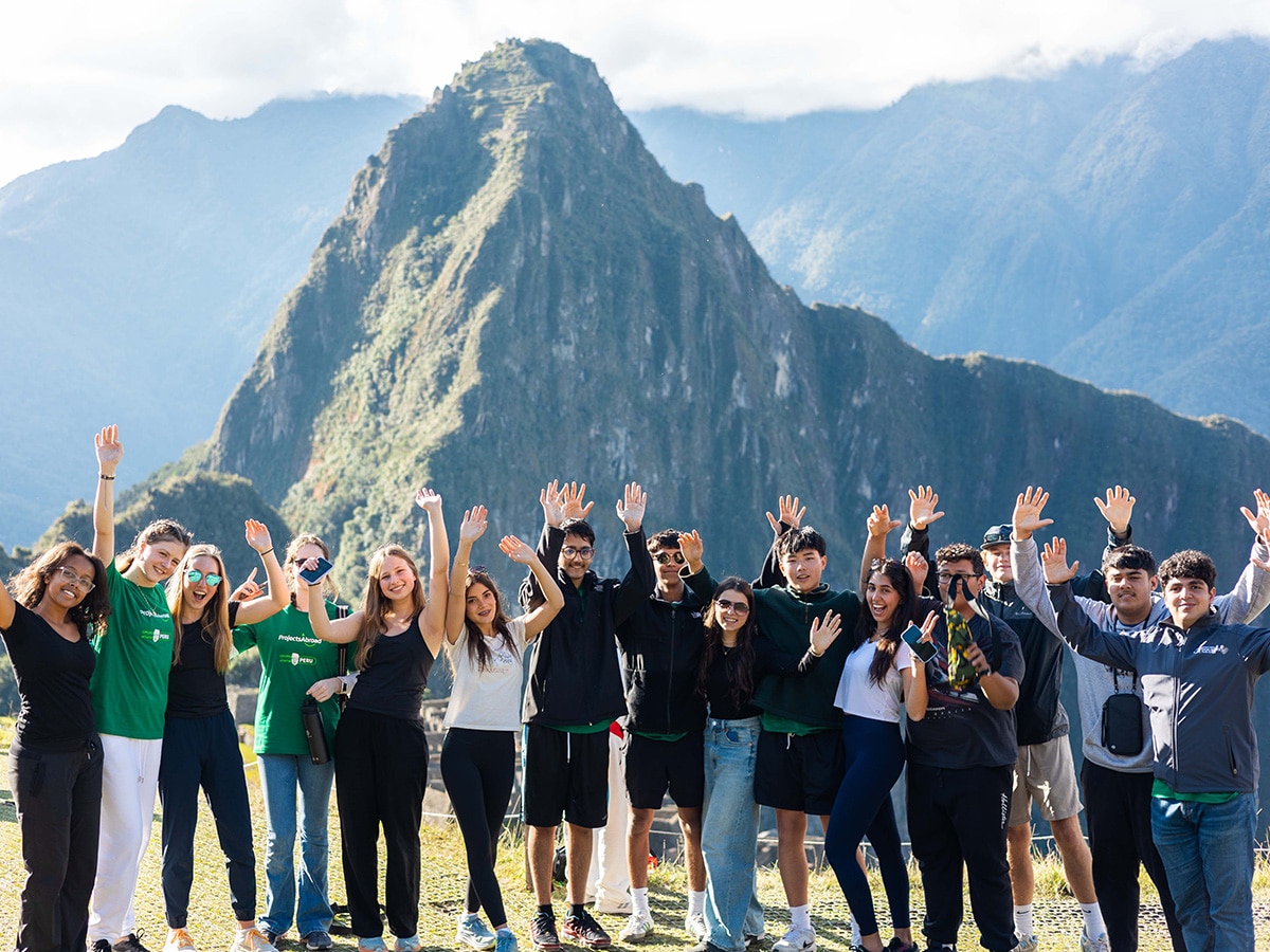 Teen Group at Machu Picchu