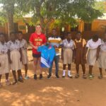 Football volunteer in Ghana